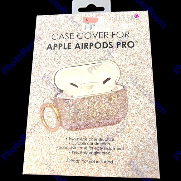 AirPods Pro case silver sparkly glitter by Delia’s NWT - Picture 2 of 2